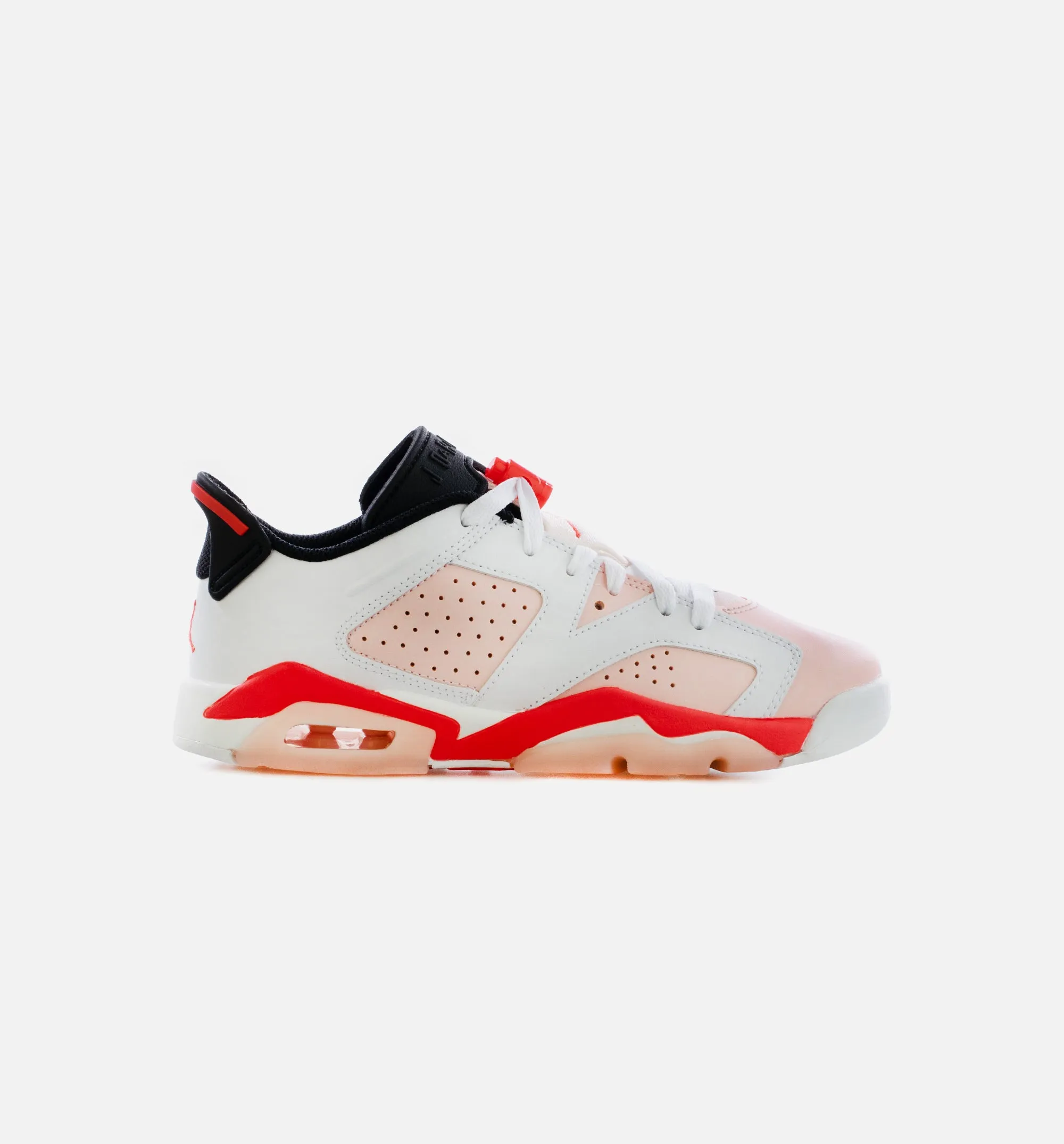 Air Jordan 6 Retro Low Atmosphere Grade School Lifestyle Shoe - Pink/White