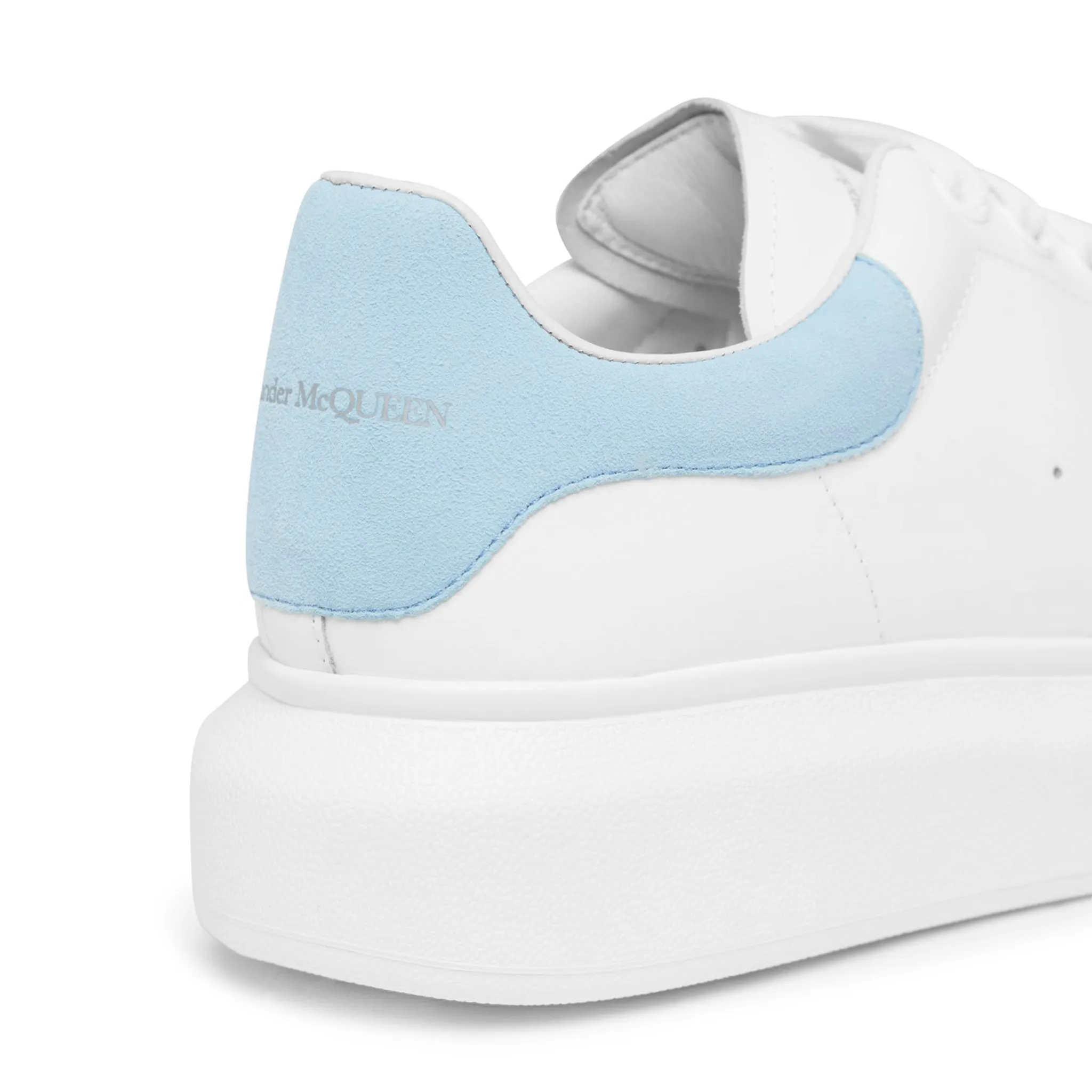 Alexander Mcqueen Raised Sole White Blue Sneaker