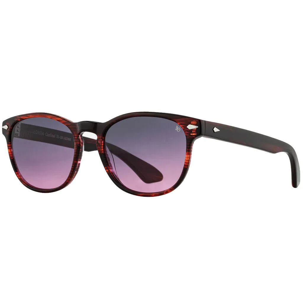 American Optical AO-1004 Sunglasses | Cardinal/Pink Gradient Nylon