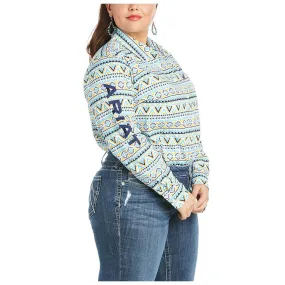 Ariat Womens Team Kirby Stretch Shirt - Multi Print