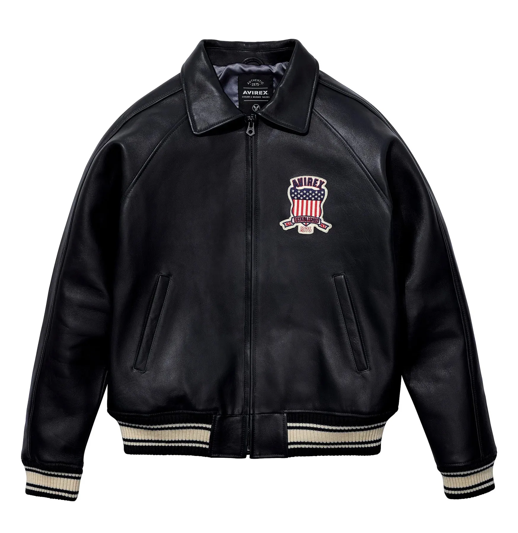 AVIREX ICON JACKET JET BLACK