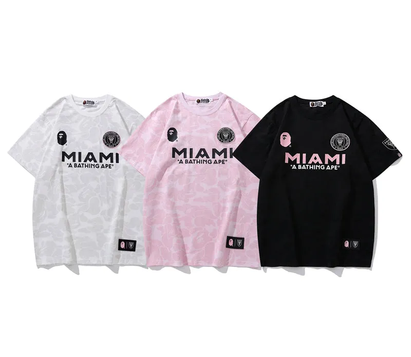 BAPE x Inter Miami CF Camo Tee Pink