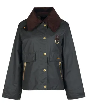 Barbour Catton Waxed Jacket - Sage