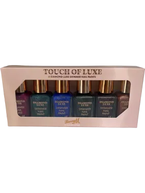 Barry M Cosmetics Touch of Luxe Gift Set Shimmer Nail Paints