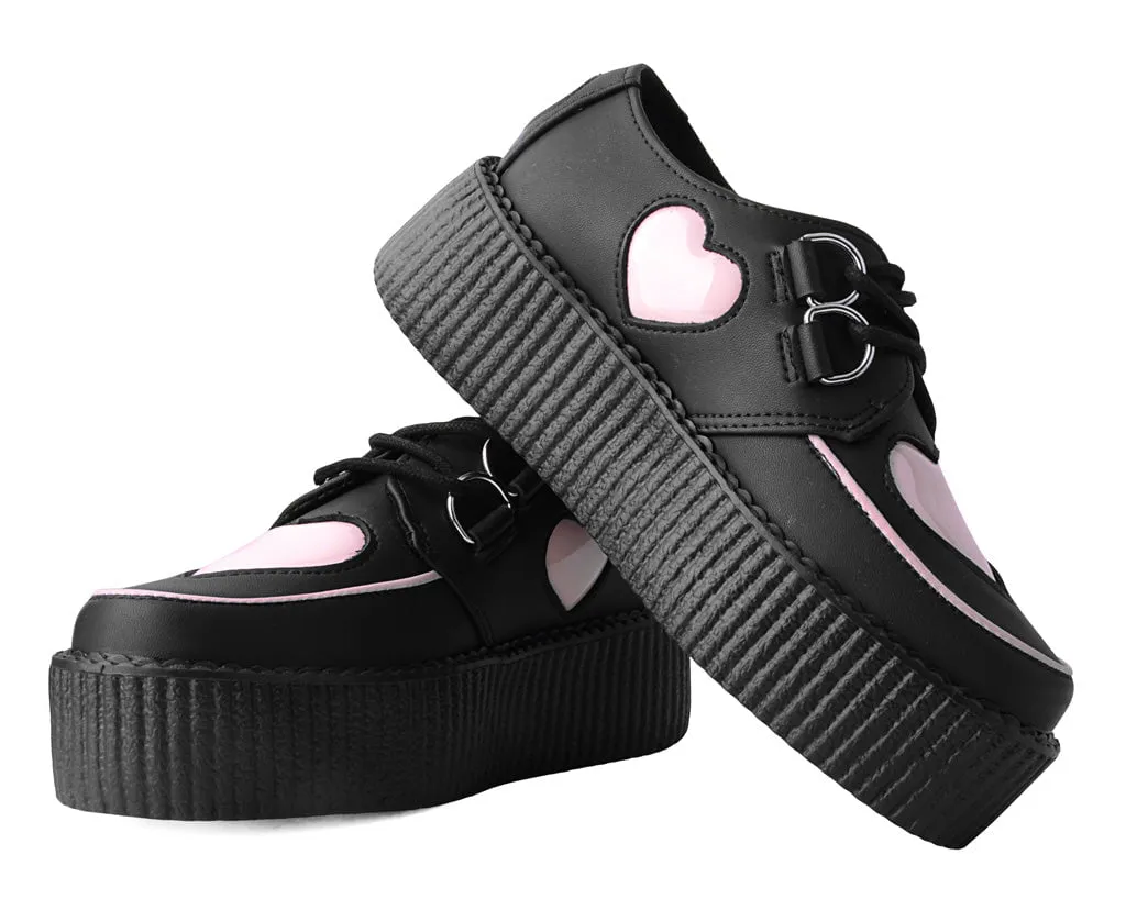 Black & Pink Heart TUKskin Viva Mondo Creeper