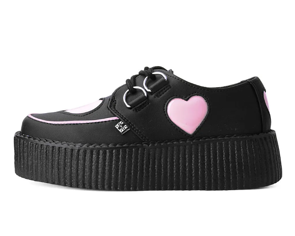 Black & Pink Heart TUKskin Viva Mondo Creeper