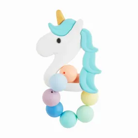 Blue Unicorn Silicone Teether