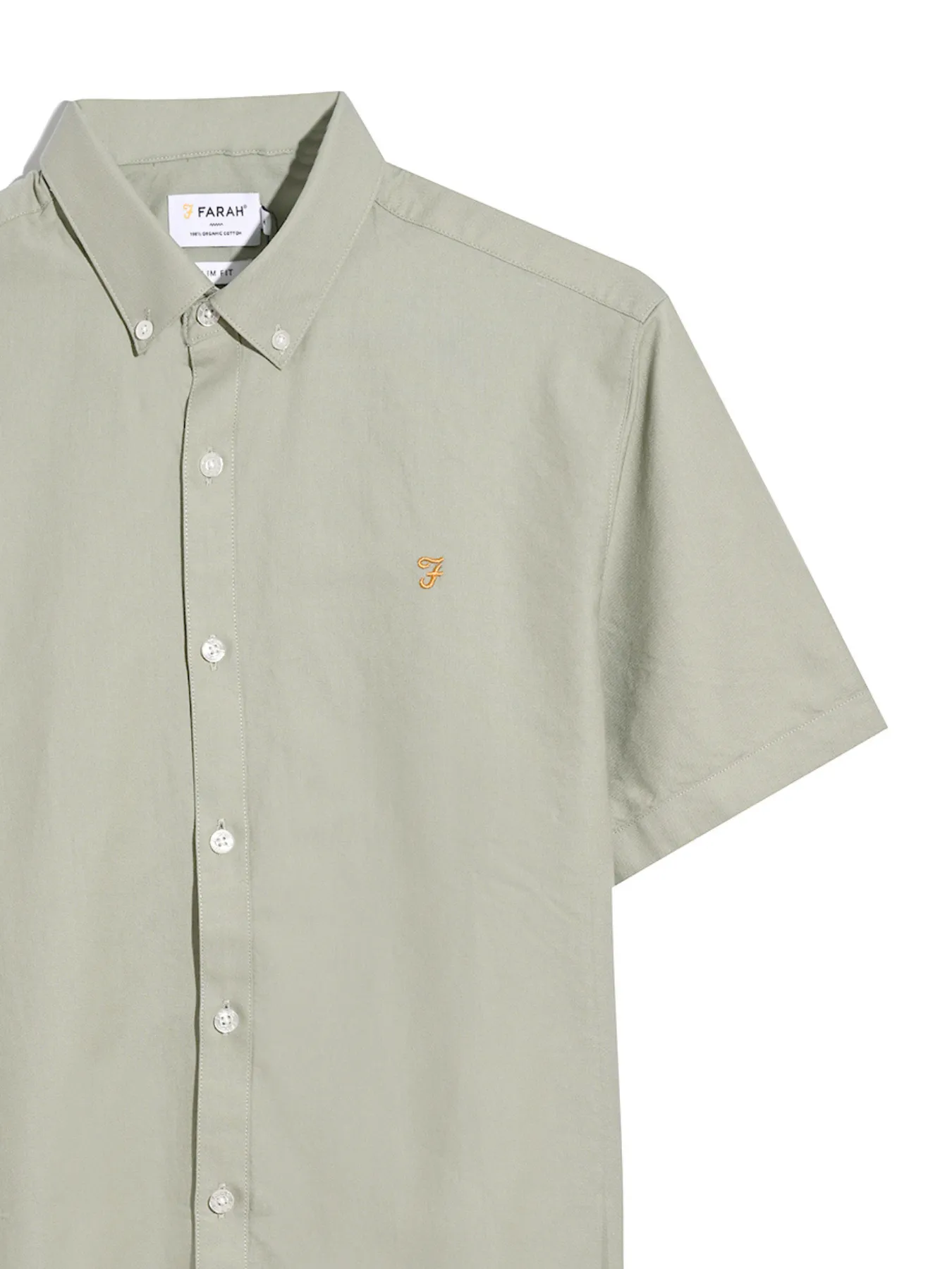 Brewer Short Sleeve Oxford Shirt In Balsam