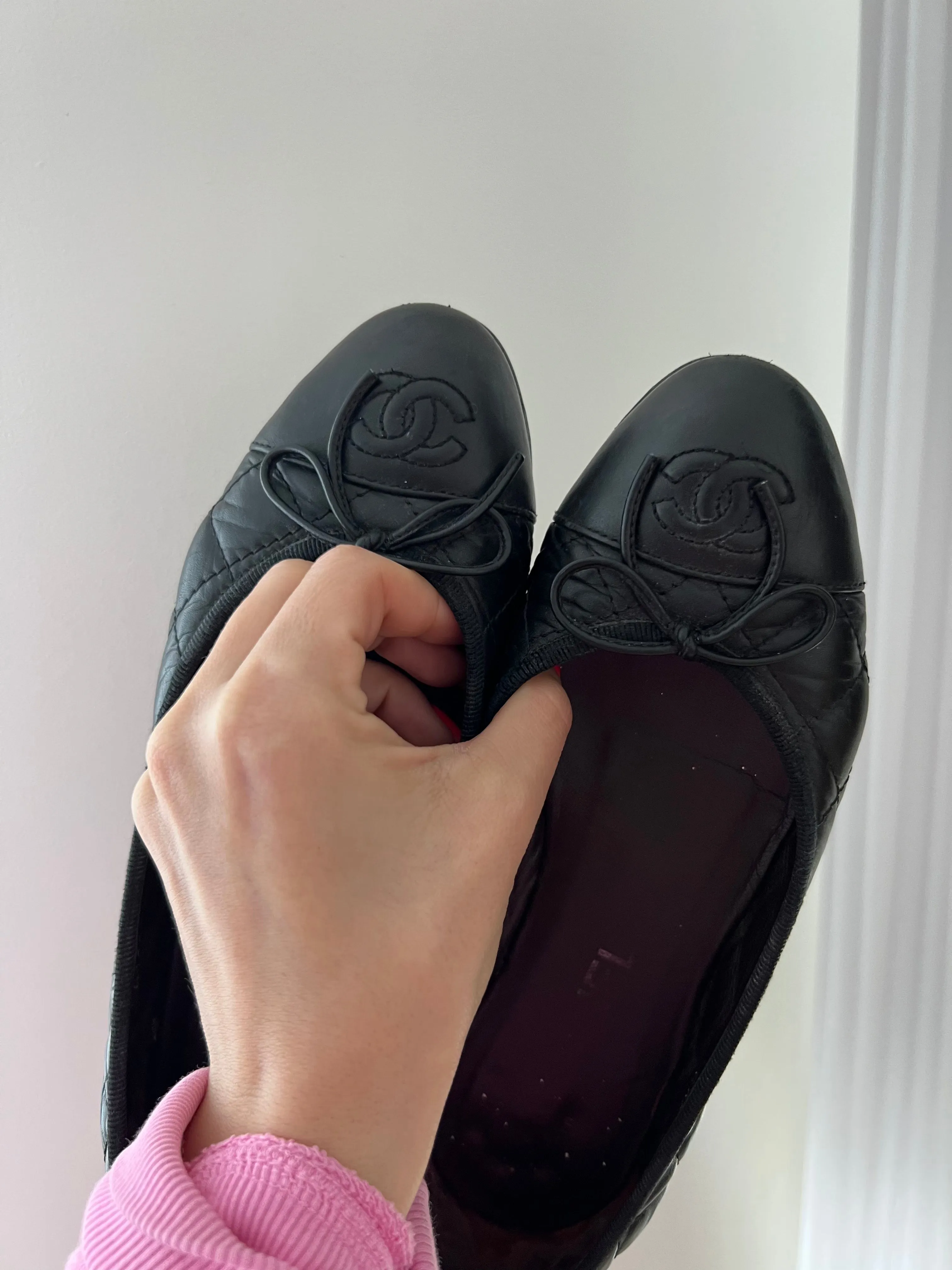 Chanel CC Ballerina Flats