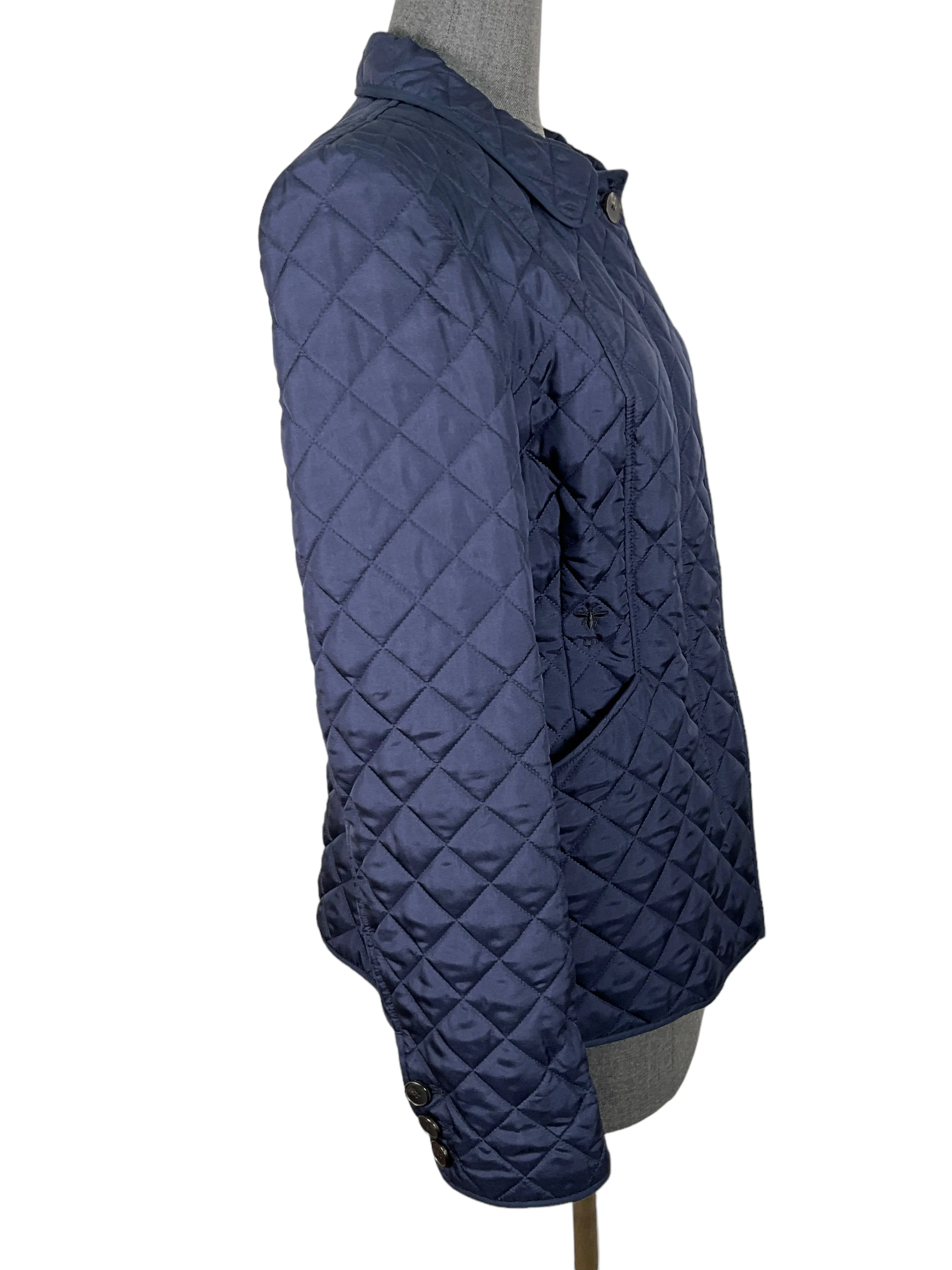 Christian Dior Navy Quilted Jacket Size M