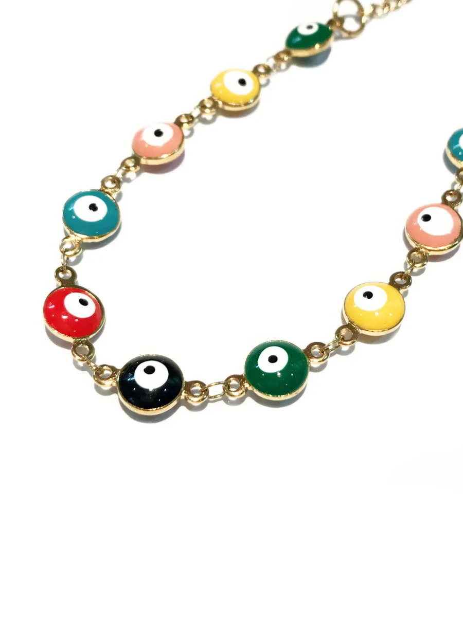 Colorful Evil Eye Bracelet