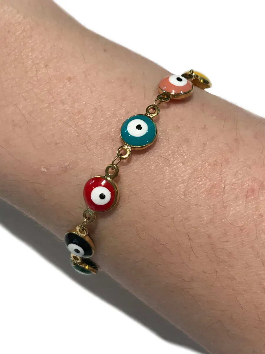 Colorful Evil Eye Bracelet