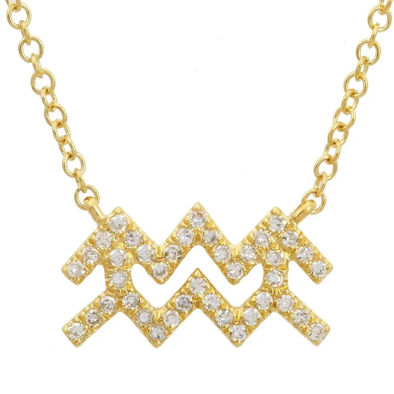 Diamond Zodiac Necklace