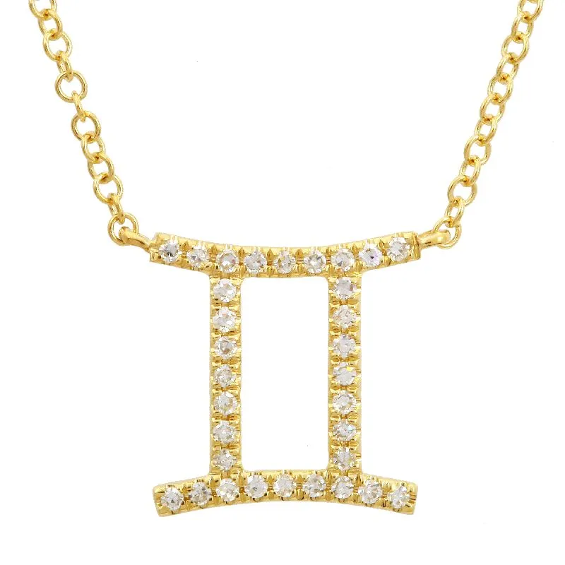 Diamond Zodiac Necklace