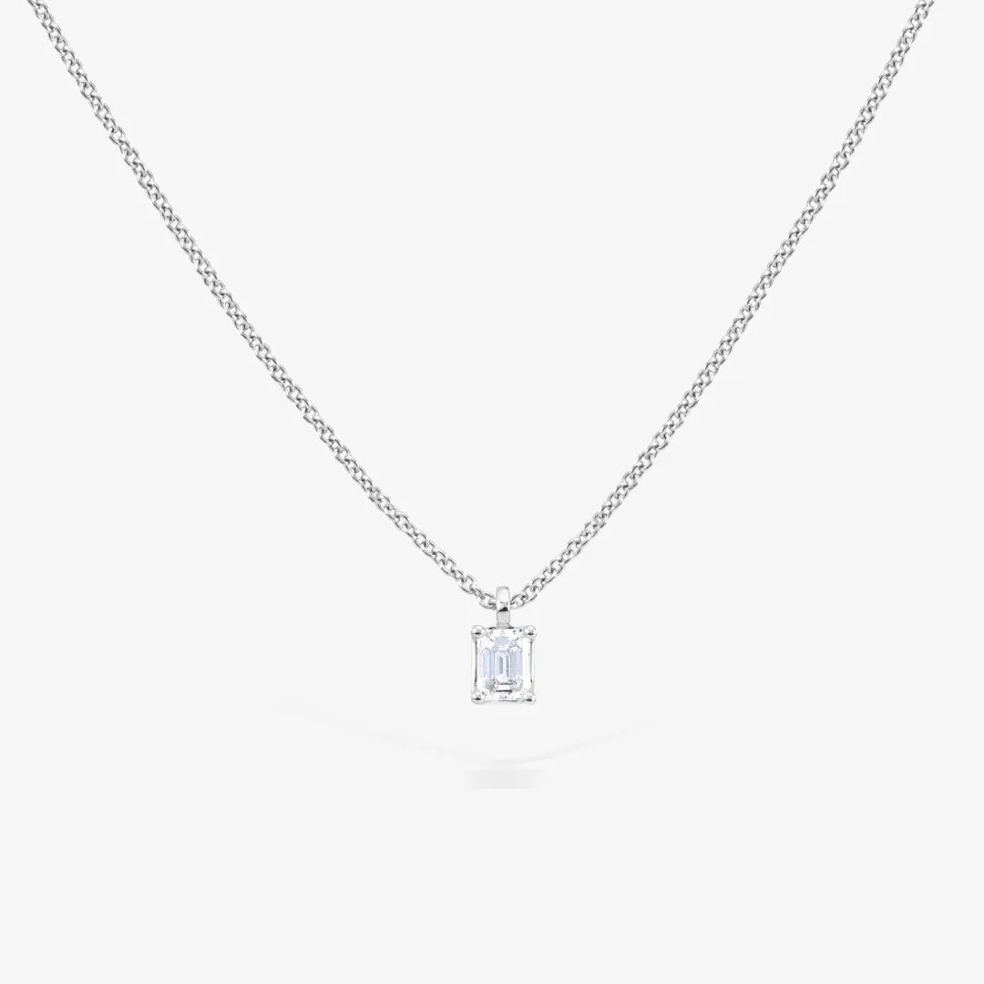 Emerald cut Necklace