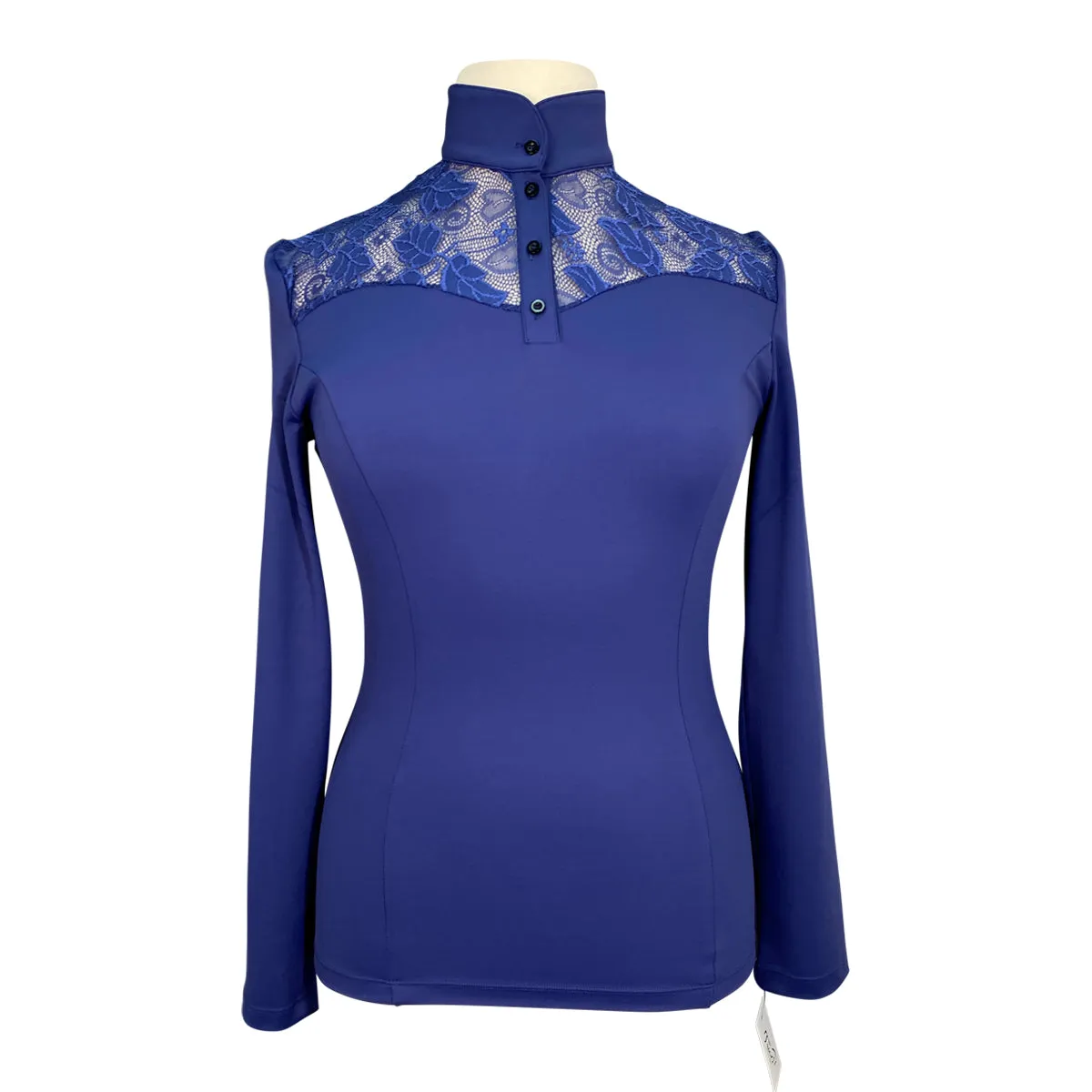 Equisite 'Alice' Shirt in Blue - Women's Large