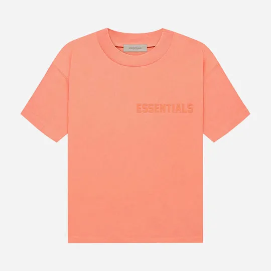 FEAR OF GOD ESSENTIALS T-SHIRT FW22 CORAL