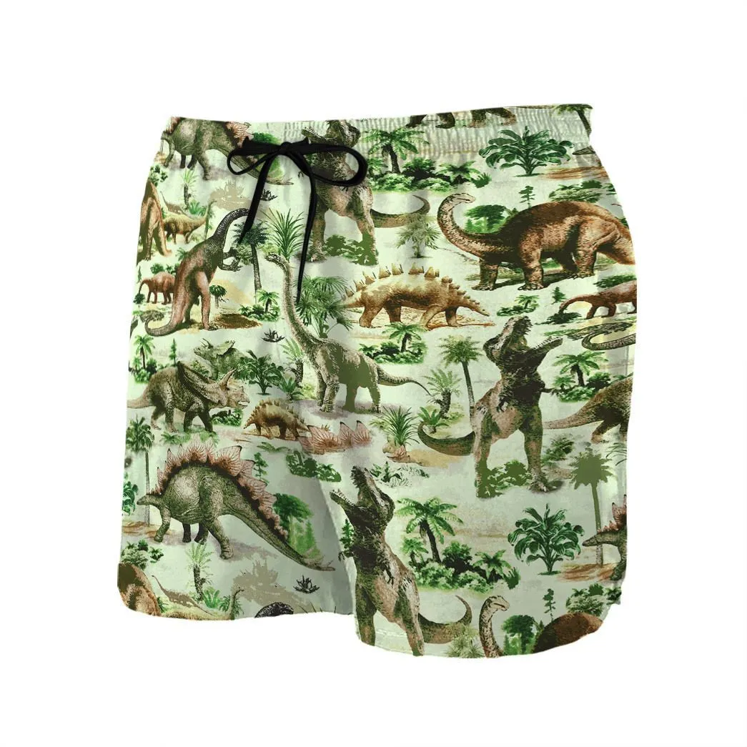 Gearhuman 3D Dinosaur Beach Shorts