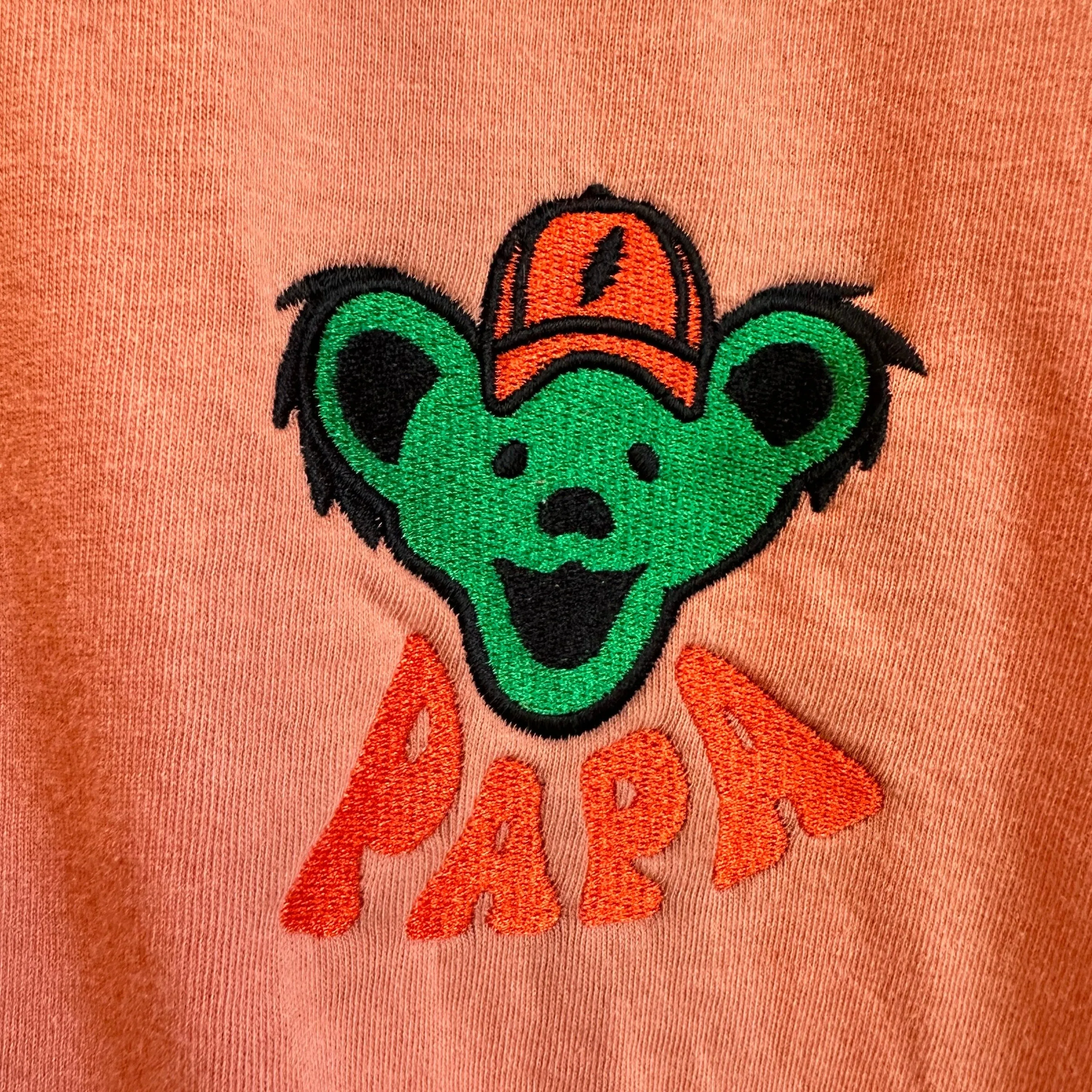 Grateful Dead | 100% Cotton Pigment Dye w/ Embroidery | Sunshine Papa Bear