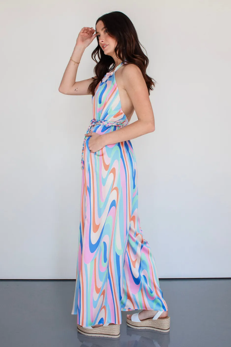 Groovy Baby Halter Jumpsuit