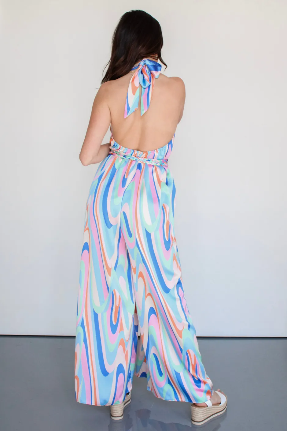 Groovy Baby Halter Jumpsuit