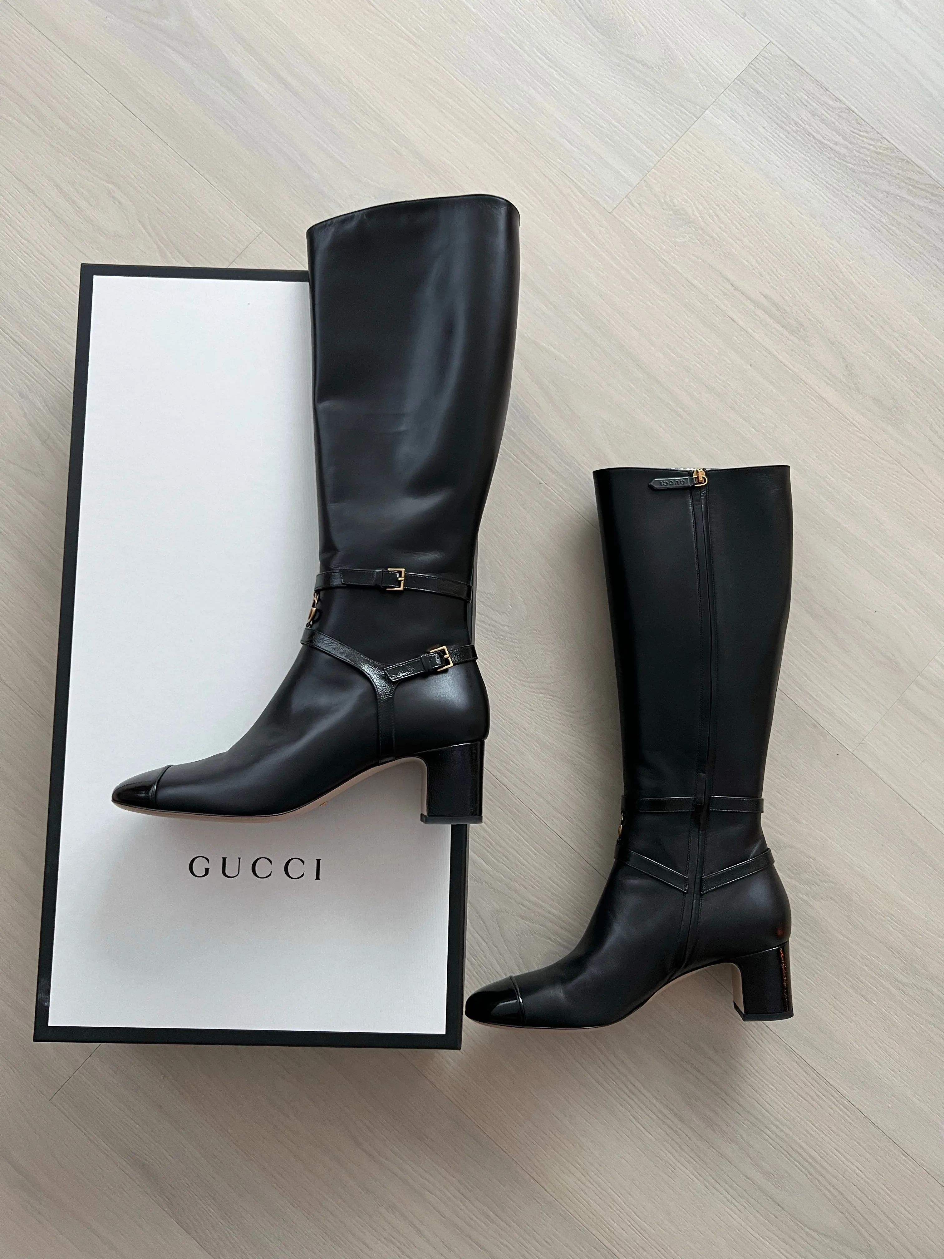 Gucci Toe Cap Tall Boots