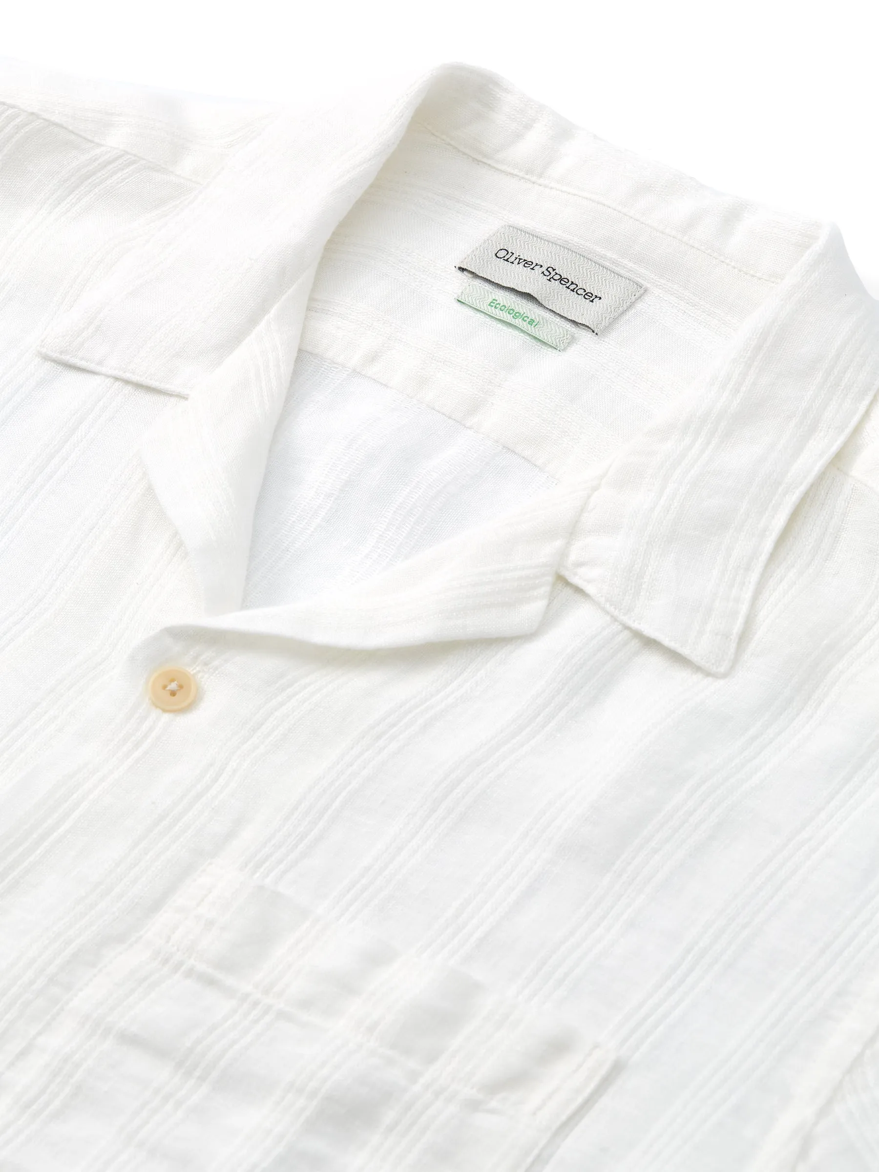 Havana Short Sleeve Shirt Arnold White