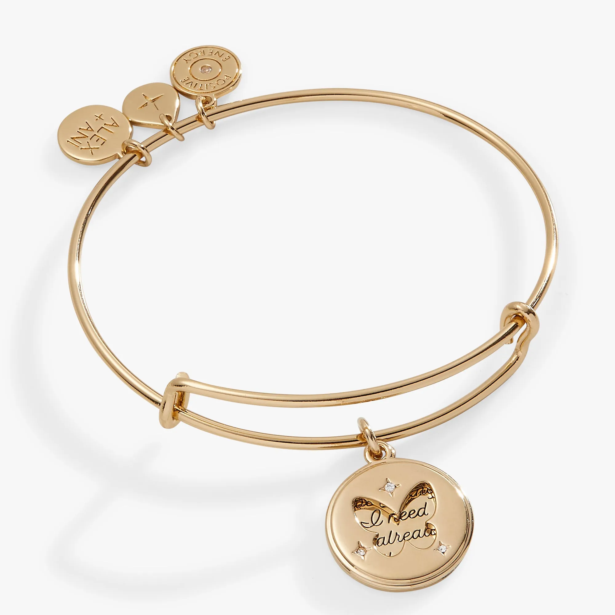 Hidden Message Butterfly Affirmation Bangle