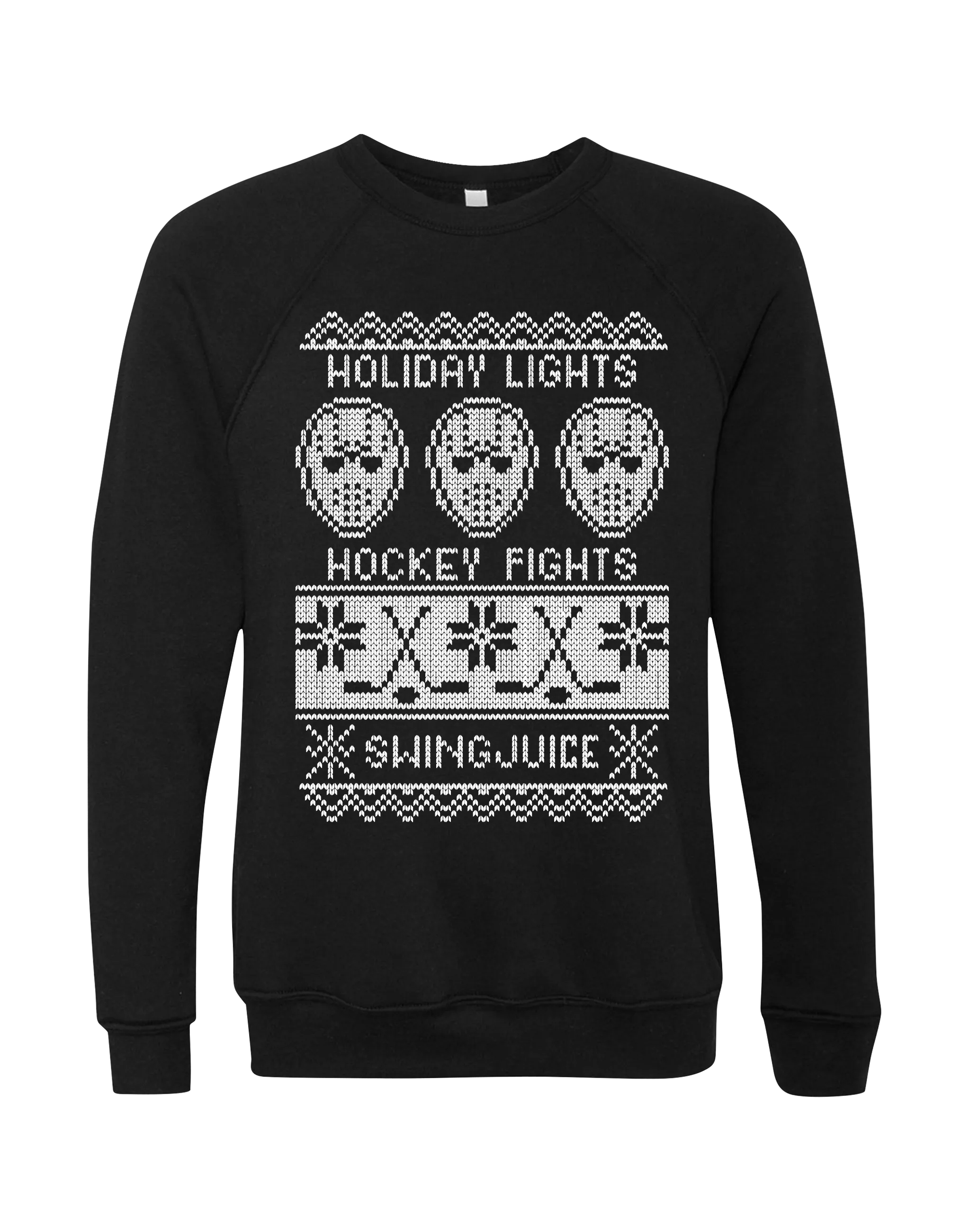 Hockey Fights Holiday Lights Unisex Sweatshirt