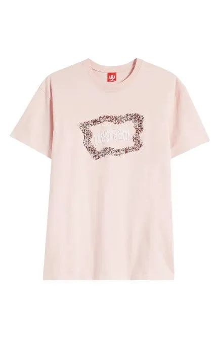 Icecream Flag SS Tee Silver Pink