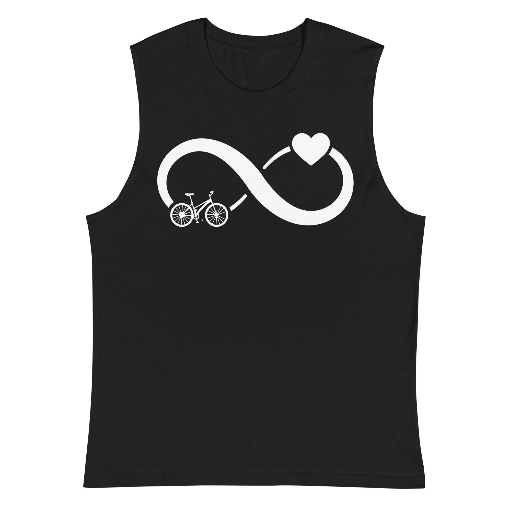 Infinity Heart and Cycling - Muskelshirt (Unisex)