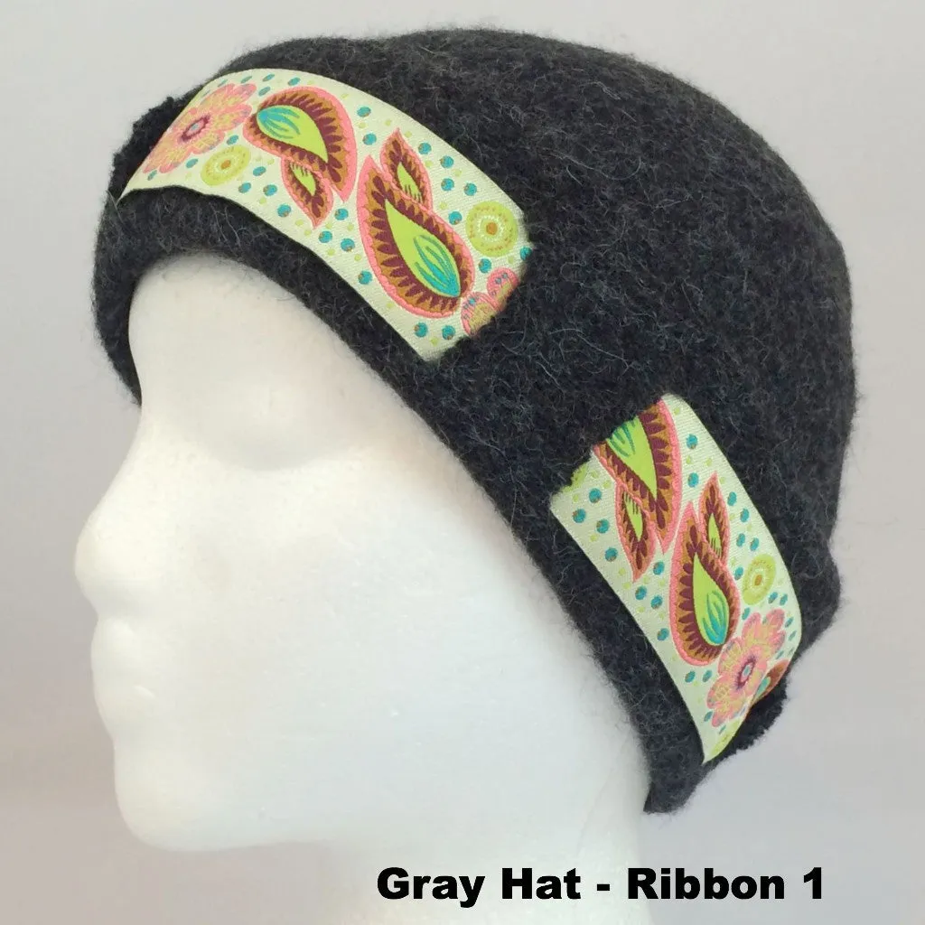 Kids' Lined Hat with Ribbon