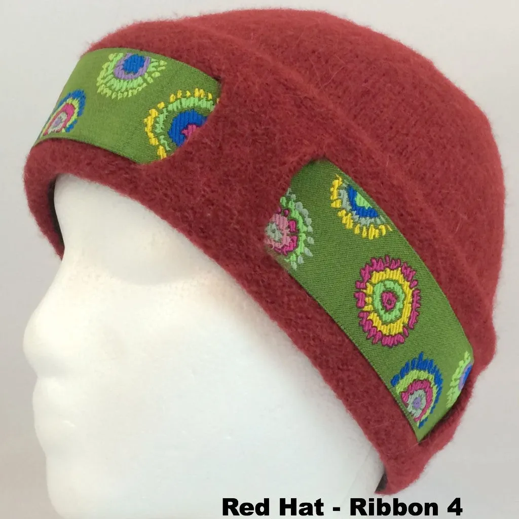 Kids' Lined Hat with Ribbon