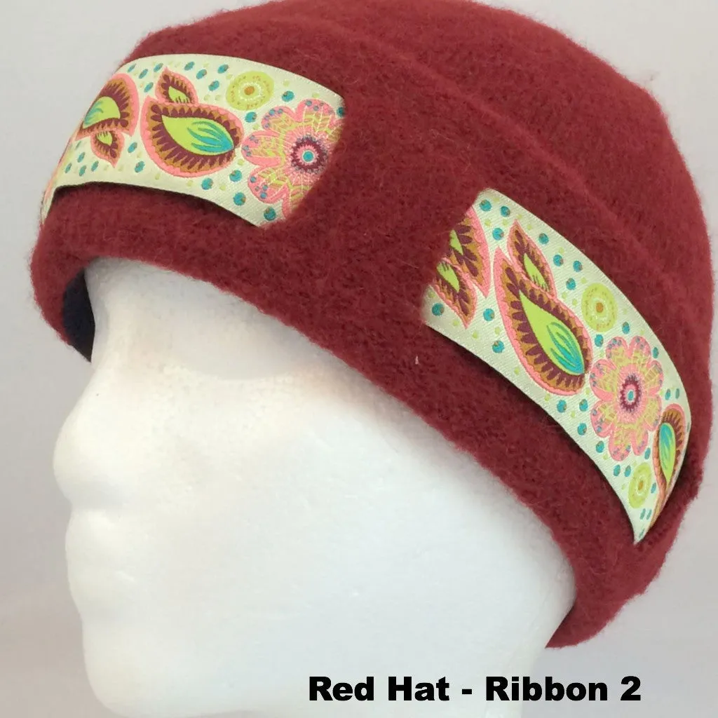 Kids' Lined Hat with Ribbon