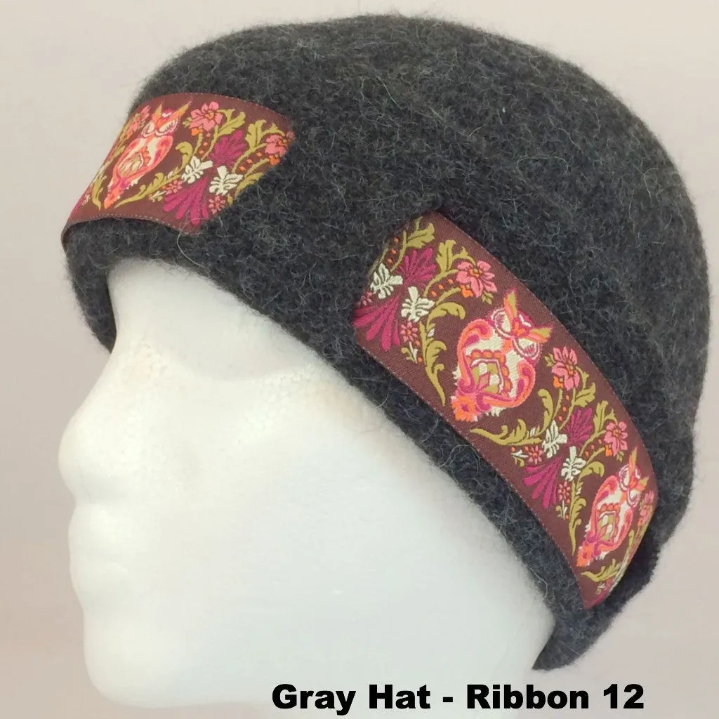 Kids' Lined Hat with Ribbon