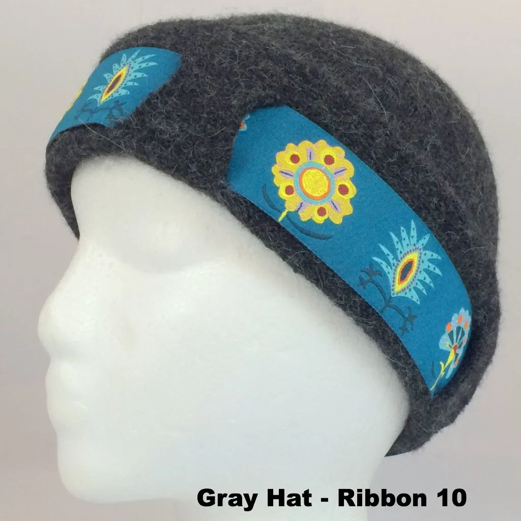 Kids' Lined Hat with Ribbon