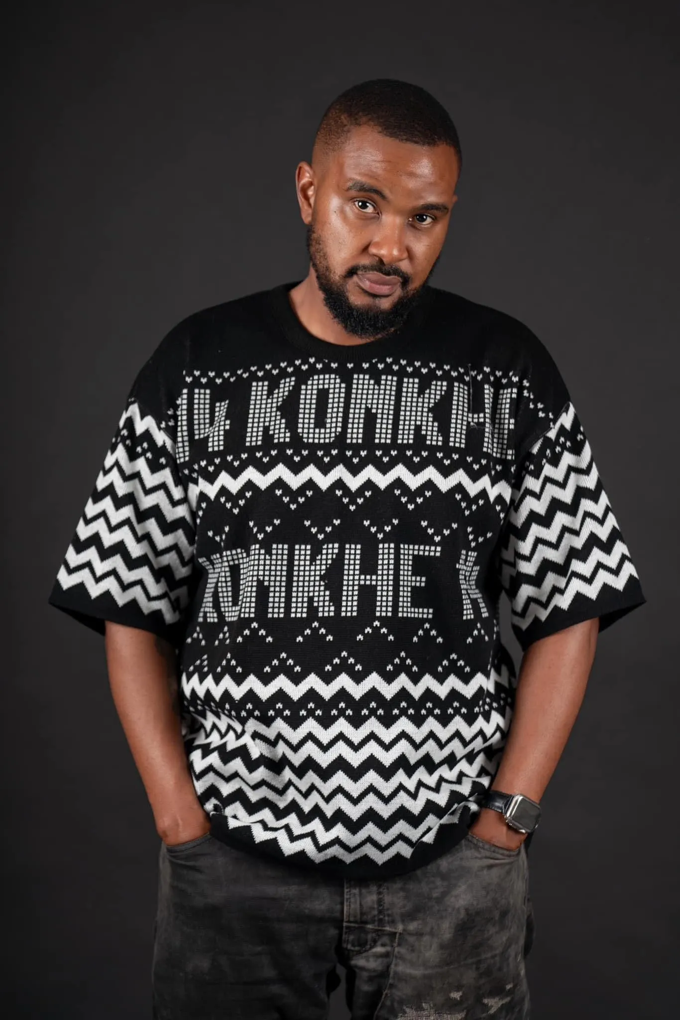 Konkhe 14 Knitted Unisex oversized T-shirts