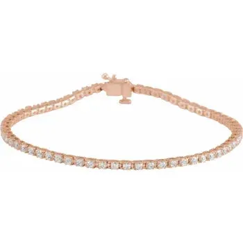 Lab Dainty Diamond Tennis Bracelet 1.9mm