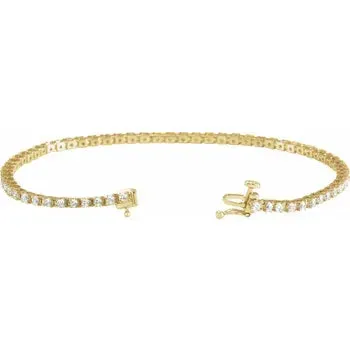 Lab Dainty Diamond Tennis Bracelet 1.9mm