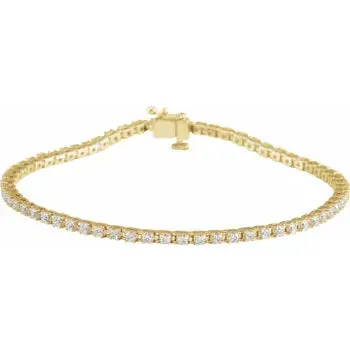 Lab Dainty Diamond Tennis Bracelet 1.9mm