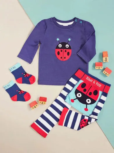 Ladybird Socks, Stl 0-6 år