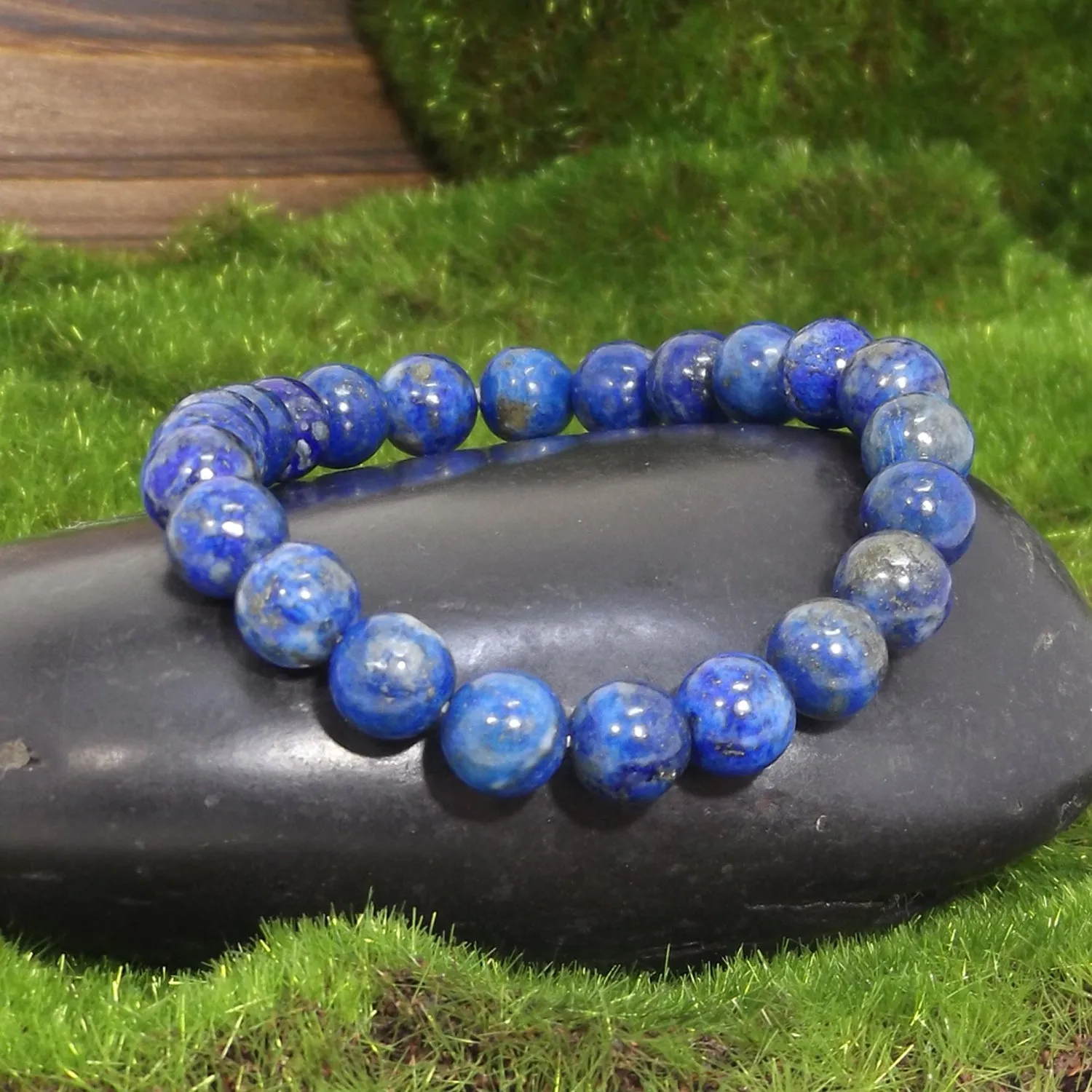 Lapis Lazuli Healing Bracelet for Honesty and Stress