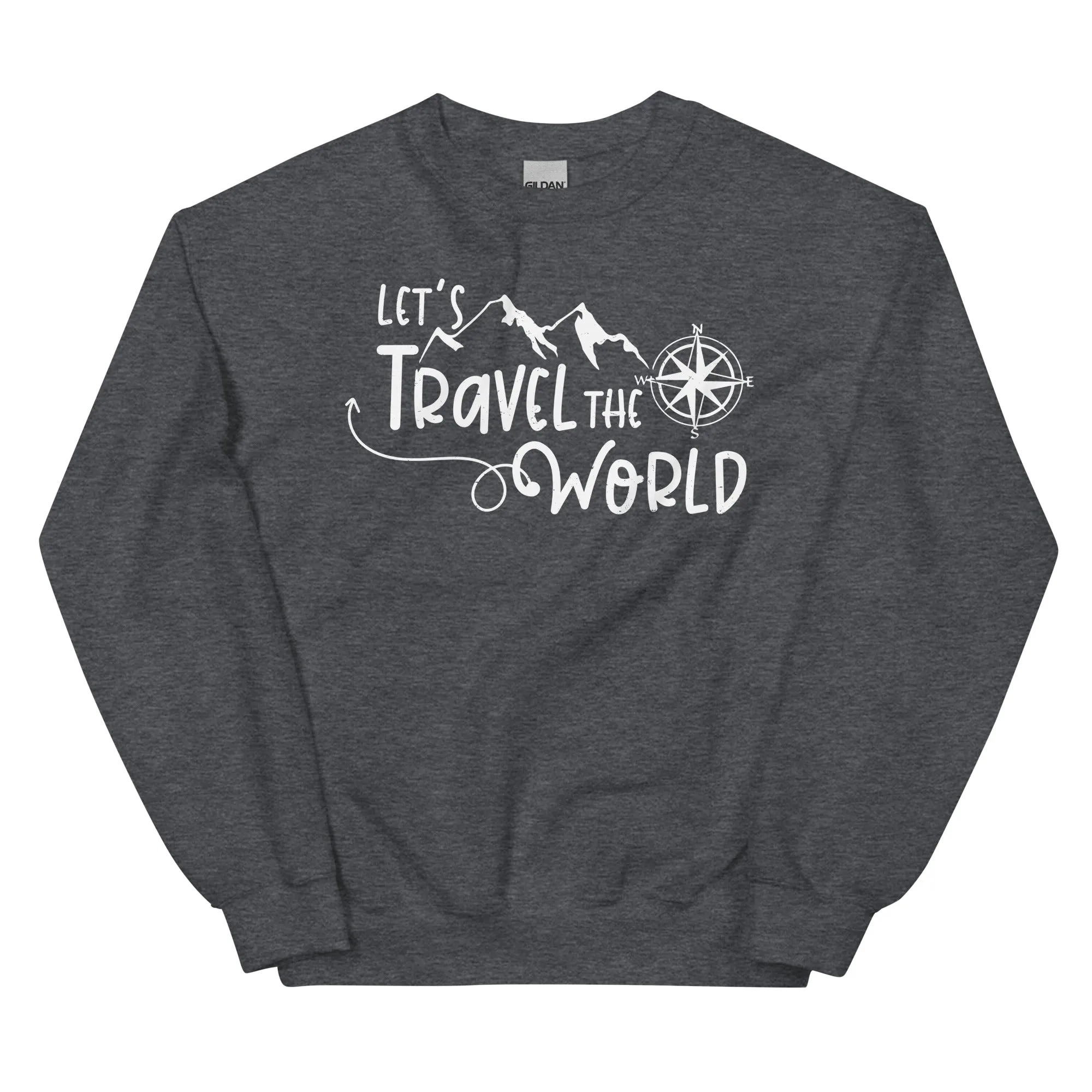 Lets travel the world - Sweatshirt (Unisex)