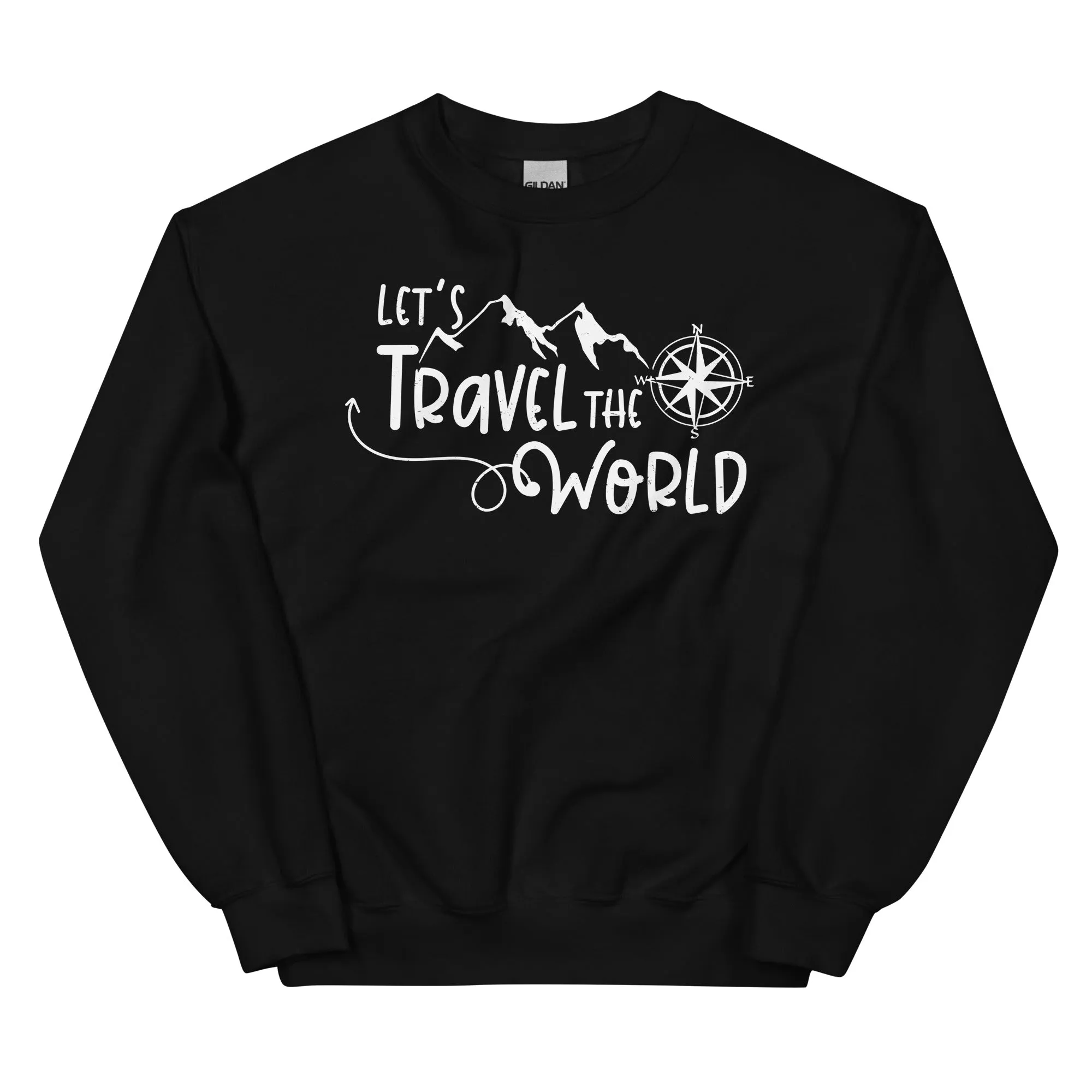 Lets travel the world - Sweatshirt (Unisex)