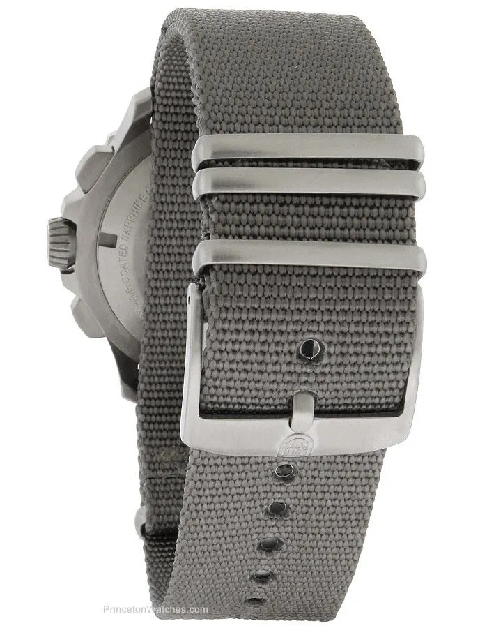 Luminox Mens F-22 Raptor Chronograph - White Dial - Titanium - Gray Strap