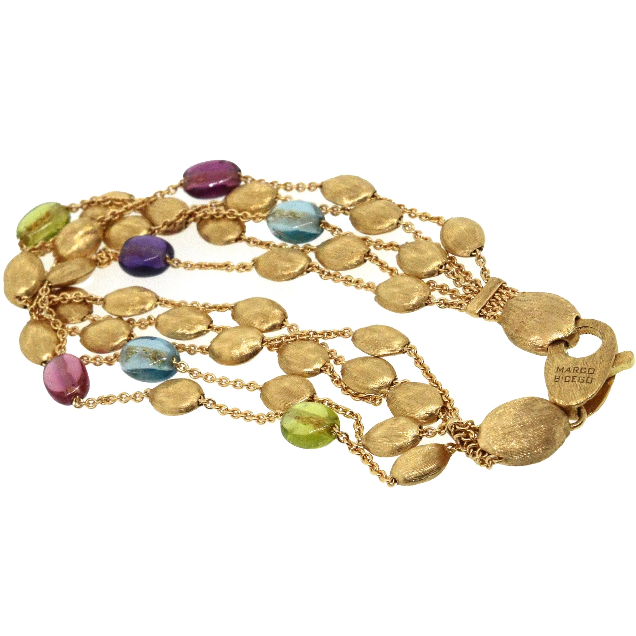 Marco Bicego 18k Yellow Gold Paradise 5 Strands Bracelet