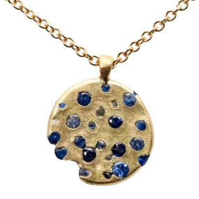 Medium Blue Constellation Necklace - 9669