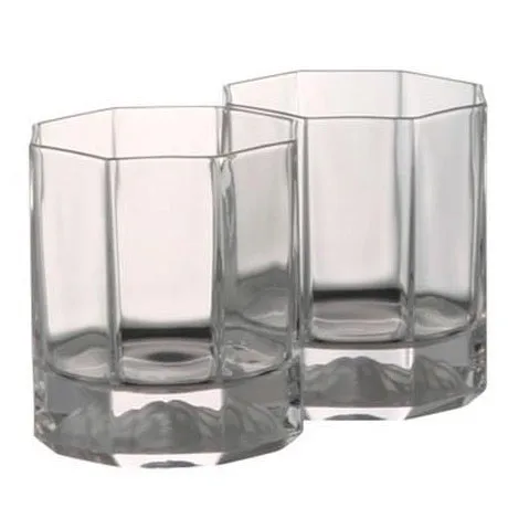 Medusa Lumiere Whiskey Double Old-Fashioned Glasses, Set of 2