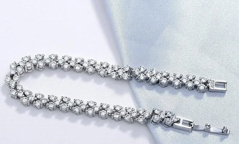 Moissanite Cocktail Bracelet