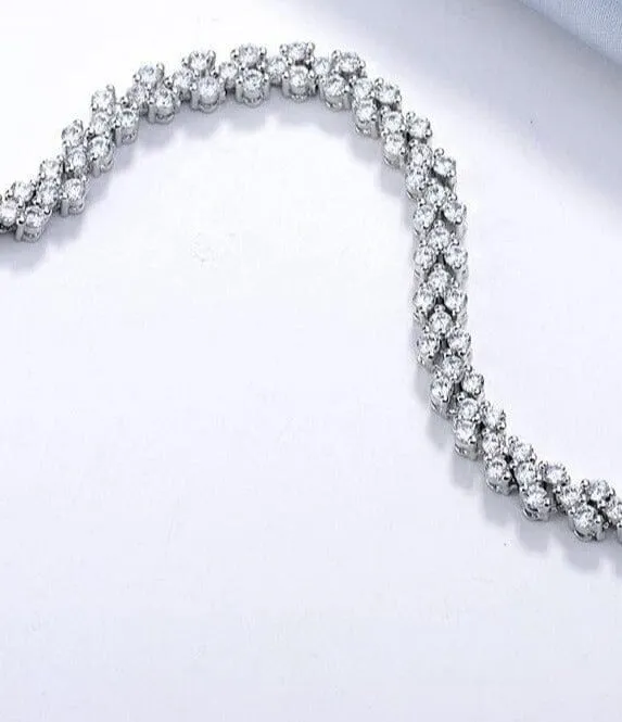 Moissanite Cocktail Bracelet